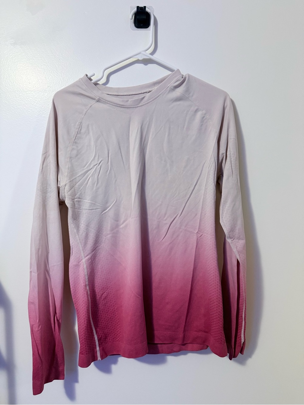 Figs Women’s Gradient Pink Long-Sleeve Shirt